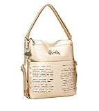 Anekke - Bolso de Mujer Convertible en Mochila - Elaborado con Cierre de Cremallera -...
