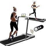 Cinta de Correr Portátil con Control Remoto y Pantalla LCD,ARUNDO Motor de 2HP para...
