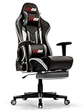 IntimaTe WM Heart Silla Gaming Ergonómica Silla Gamer con Reposapies Silla Racing para...