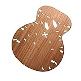 RAKUTE Plantilla de Madera for Guitarra de 43 Pulgadas, Forma de Guitarra, Agujero de...