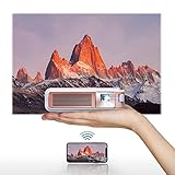 Mini Proyector con Batería para Exteriores EZCast Beam J4 | Proyector WiFi Bluetooth,...