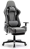 IntimaTe WM Heart Silla Gaming, Oficina Silla Computadora,Silla Gamer con Reposapiés,...