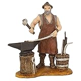 AC - Figura de Herrero para belén navideño 8 cm, durexina, Figura Decorativa Nacimiento,...