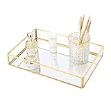 Caja de Cristal Vintage Dorada, Caja Organizadora de Joyas de Cristal Vintage, JoyeríA de...