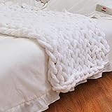 Bricolaje - Hilo de lana de chenilla, manta de lana para tejer hecha a mano, bola de hilo...