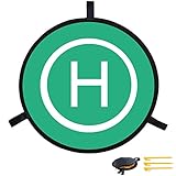 Pista de aterrizaje de drones, Impermeable Helicoptero Plegable Portátil Helicoptero Mat
