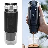 Máquina de Café Espresso Portátil, Mini Cafetera Espresso USB con 3 Baterías...