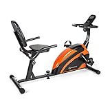 Klarfit Bicicleta Estática con Respaldo para Hacer Ejercicio Sentado l Bicicletas...