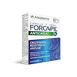 Arkopharma Forcapil Anticaída 30 Comprimidos, Ayuda a Reducir Caída del Cabello,...