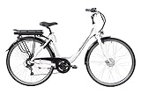 F.lli Schiano E- Moon 28', Bicicleta eléctrica, Adultos Unisex, Blanco