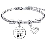 LKJHGF Pulsera de Amistad Regalos para Amigos Pulsera para Mejores Amiga'los amigos son la...