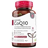 Coenzima Q10 200 mg - 100% Pura Fermentada Naturalmente - 120 Cápsulas Veganas de CoQ10...