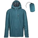 33,000ft Chubasquero para hombre, impermeable, chaqueta ligera para el tiempo libre,...