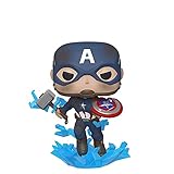 Funko Pop! Marvel: Endgame - Captain America con BrokenShield & Mjolnir Capt A con...