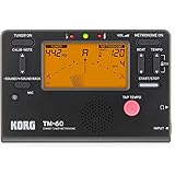 Korg TM60Bk Metrónomo Afinador, Color Negro