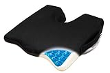 LENIX - Cojín ortopédico innovador para sentarse cómodamente (negro)