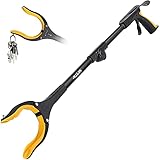 Jellas Pinza Larga, Alcanzar Objetos 81cm Herramienta de Captura Plegable, Diseño con...