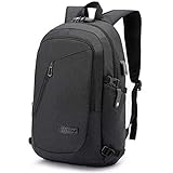 WENIG Mochila Antirrobo Impermeable,Mochila Portatil 15.6 Pulgadas Mochila Hombre con...