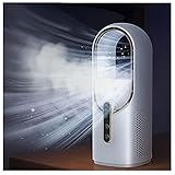 OKUYAN Aire Acondicionado Portatil Mini, USB Recargable, con Humidificador Climatizador...