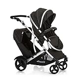 hauck Duett 2 Carro Gemelar, Silla de Paseo Gemelar Reversible, Cochecito Gemelar Bebe,...