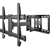 Perlegear Soporte de TV Pared Articulado Inclinable y Giratorio, Soporte TV para Pantallas...