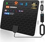 Antena TV Interior Alta Ganancia, 30 * 17 cm de Gran Tamaño Antena HDTV Digitalcon...