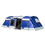 skandika Montana - 8 Personas - Tienda campaña Familiar - túnel - 700x310 cm -...