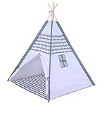 KNORRTOYS.COM-Tipi-Zigzag, Color Blanco, Gris (55907)