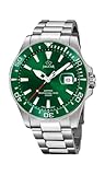 JAGUAR Reloj Modelo J860/B de la colección Executive, Caja de 43,5 mm Verde con Correa de...