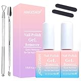 Removedor de Esmalte de Uñas (2 Pack), Removedor Esmalte Semipermanente Magic, Quita...