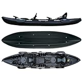 A Cambridge Kayaks ES, Sun Fish TÃ�NDEM SÃ“LO 2 + 1,Negro RIGIDO