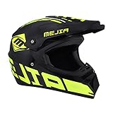 Ambienceo Casco de motocross, color verde, para adultos, unisex, protección de seguridad...