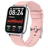 Smartwatch, 1.69' Reloj Inteligente Mujer, Pulsómetro, Monitor de Sueño, Pulsera...