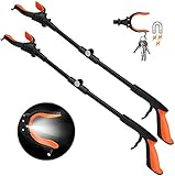 Kekoy Pinza Larga, Alcanzar Objetos 80cm Herramienta de Captura Plegable Recolector de...