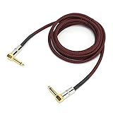 keshow Cable de Audio, Cable de Guitarra Reduce la Pérdida de Calidad del Sonido Anti...