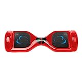 SmartGyro X1s Red - Patinete Eléctrico Hoverboard, 6,5', antipinchazos, LEDS, Batería de...