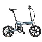 FIIDO D2S - Bicicleta eléctrica de exterior plegable de 16 pulgadas, con cambio...