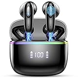 Auriculares Inalambricos, Auriculares Bluetooth 5.3 In Ear con 4 HD Mic, Pantalla LED...