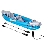 Outsunny Kayak Hinchable para 2 Personas Kayak Inflable Individual de PVC con 2 Asientos 2...