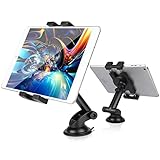 Soporte MóVil Coche, Soporte Para Tablet RetráCtil Con Ventosa De Gel Fuerte Y Brazo...