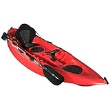 Cambridge Kayaks ES, Zander Rojo Solo Kayak DE Pesca Y Paseo, RIGIDO,