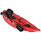 Cambridge Kayaks ES, Zander Rojo Solo Kayak DE Pesca Y Paseo, RIGIDO,