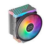 Mars Gaming MCPU44, Disipador CPU Dual ARGB, 4 Heatpipes HCT, TDP 160W, Ventilador...
