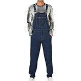 NUSGEAR 2022 Peto Jeans Monos Hombres, Denim Jeans Bib Overoles Moda Pantalón Vaqueros de...