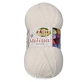 Melissa Hilo 100% Acrilico Ovillo de Lana (200m 100g * 1=50g * 2) Premium para DIY Tejer y...