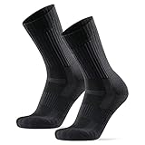 DANISH ENDURANCE Calcetines Premium de Senderismo 2 pares (Negro, EU 39-42)
