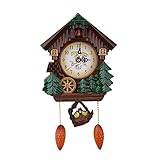 HelloCreate Reloj de cuco, reloj de pared para casa, decoración vintage para Home0, reloj...