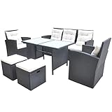 Festnjght Conjunto de Muebles de Jardín Juego Comedor de Jardín Conjunto Jardin Exterior...