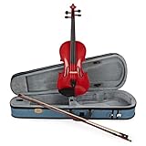 Harlequin rojo 3/4 tamaño Violin Outfit
