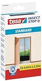 TESA 55679-00021-03 Malla mosquitera Standard para puertas, 2 telas de 0.65 cm x 2.2 m,...